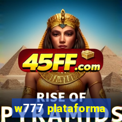 w777 plataforma
